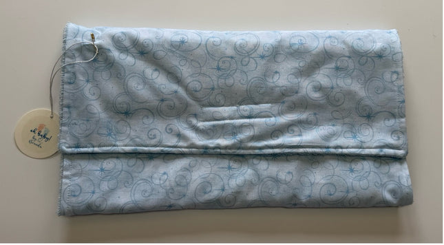 Blue Swirls changing pad