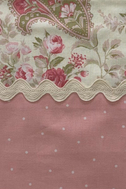 Blushing Paisley Blooms Burp Cloth