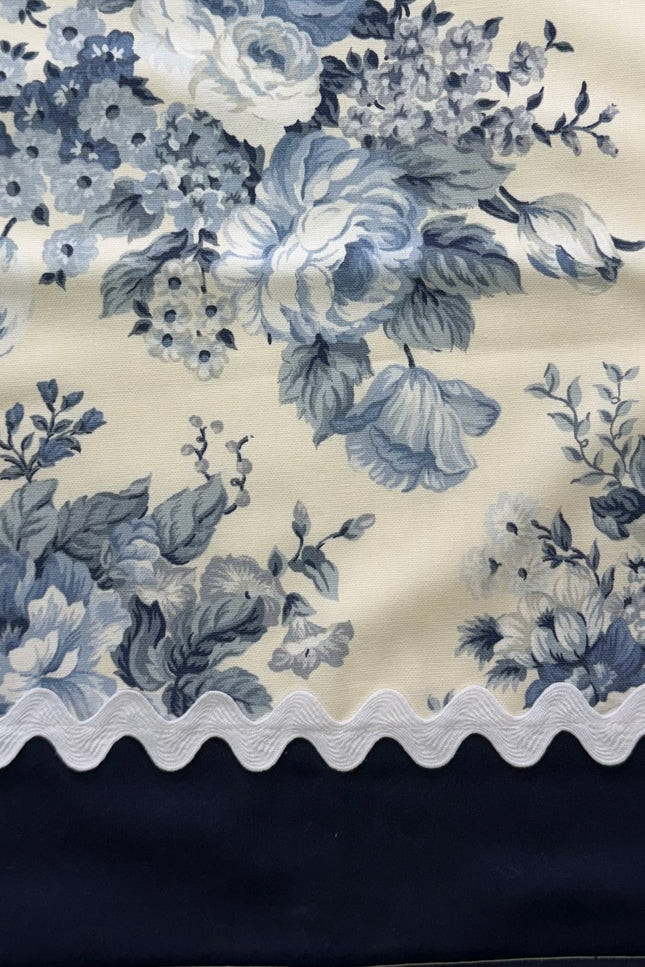 Sapphire Bloom Burp Cloth
