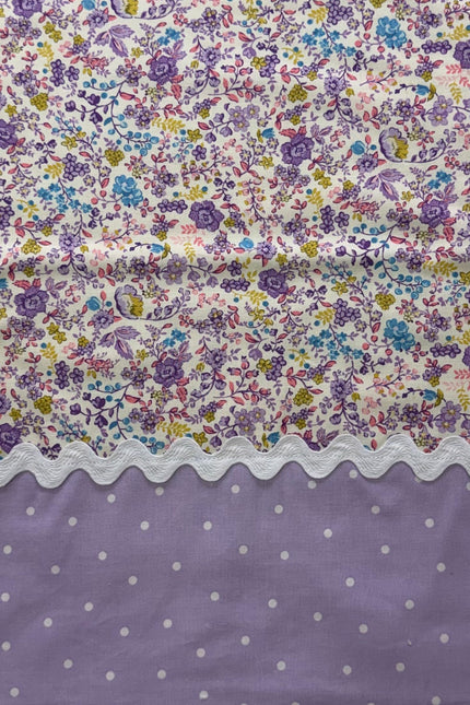 Violet Garden Burp Cloth