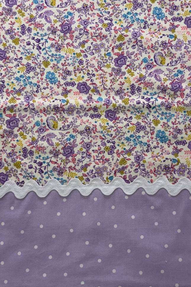 Violet Garden Burp Cloth
