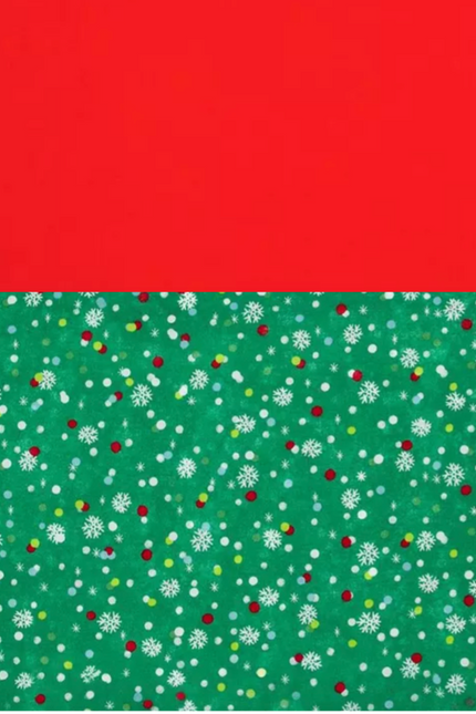 Holiday Flurry Stocking (Red Lining)