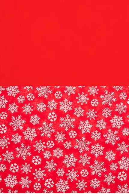 Festive Flurry Stocking (Red)