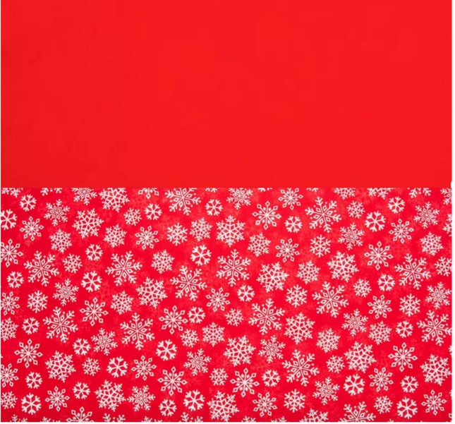 Festive Flurry Stocking (Red)