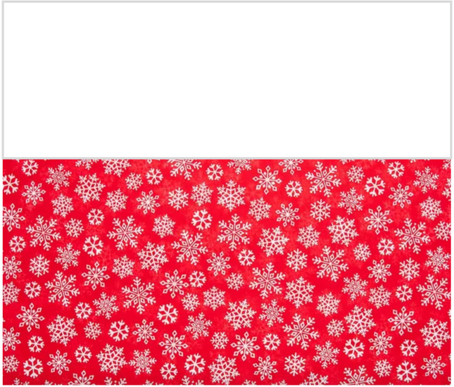 Festive Flurry Stocking (White)