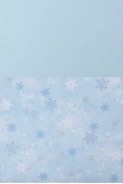 Snowflake Sparkle (White Trim) Stocking