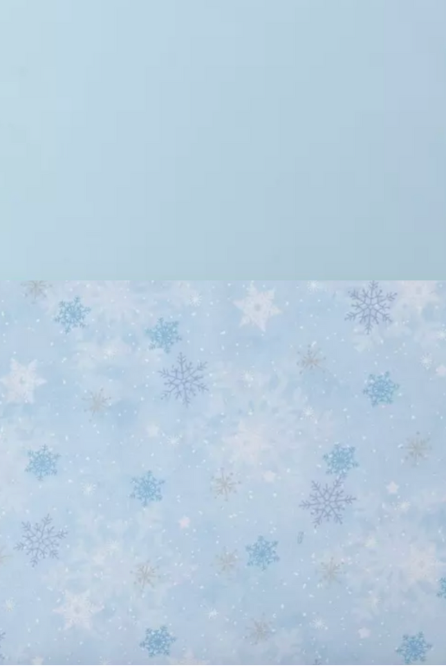 Snowflake Sparkle (White Trim) Stocking